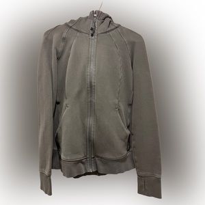 Women’s Zip-Front Hoodie Jacket - Olive
